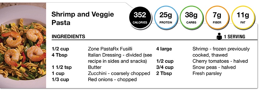 Shrimp and Veggie Pasta